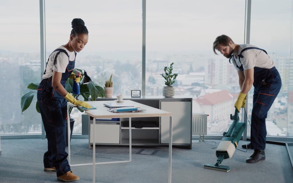 Workshop Space Cleaning Experts at Work