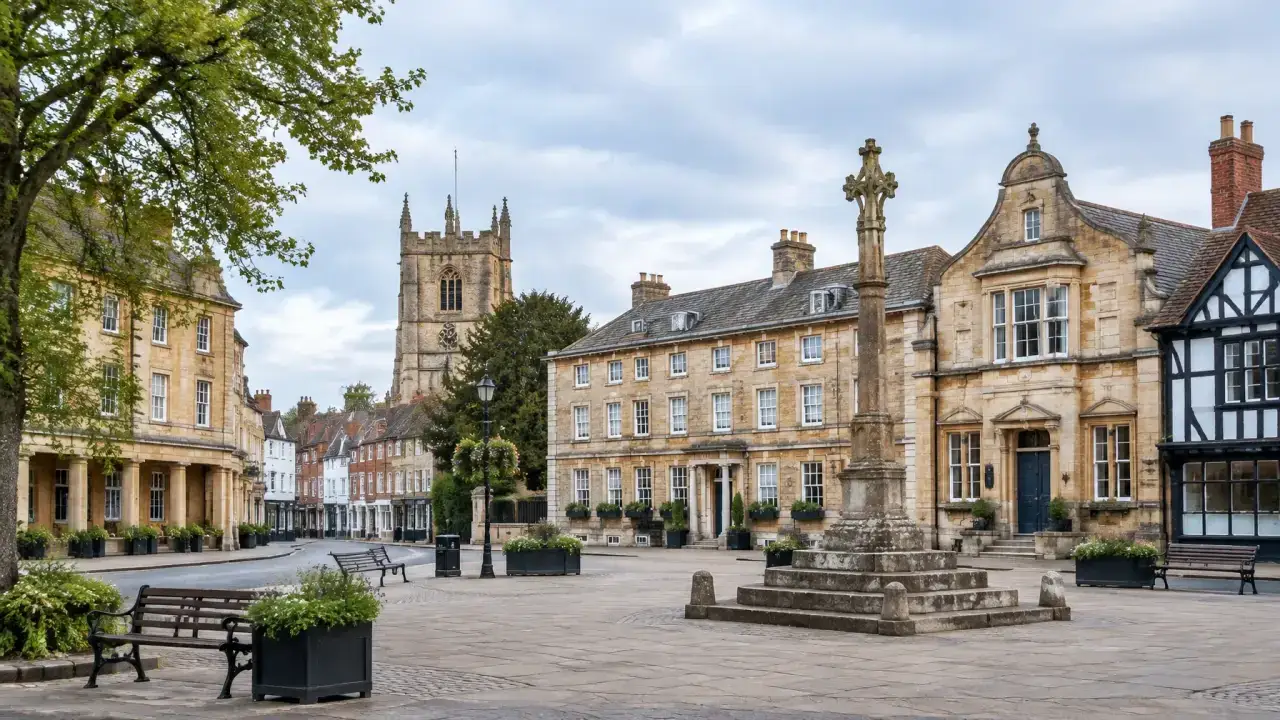 Abingdon market-town commercial centre — CQD commercial cleaning service area