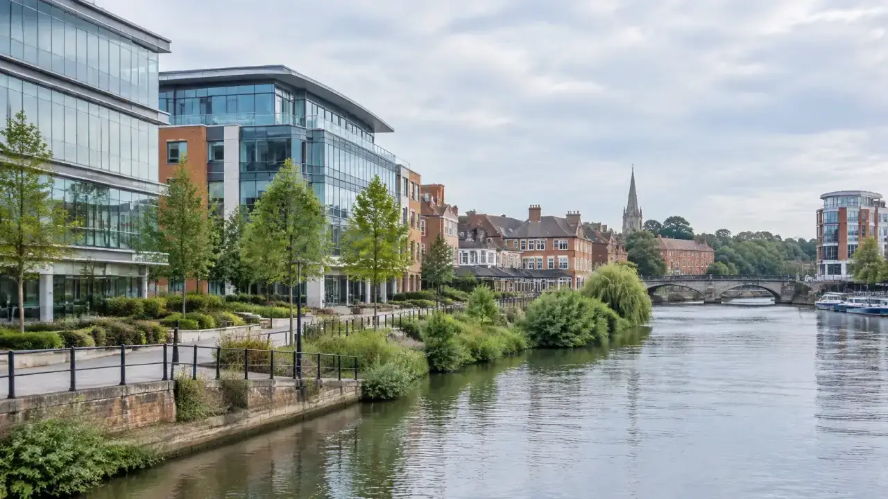 Maidenhead Thames Valley commercial district — CQD commercial cleaning service area