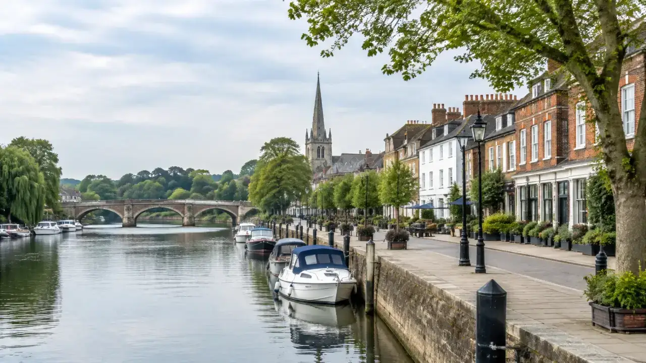 Marlow riverside commercial district — CQD commercial cleaning service area
