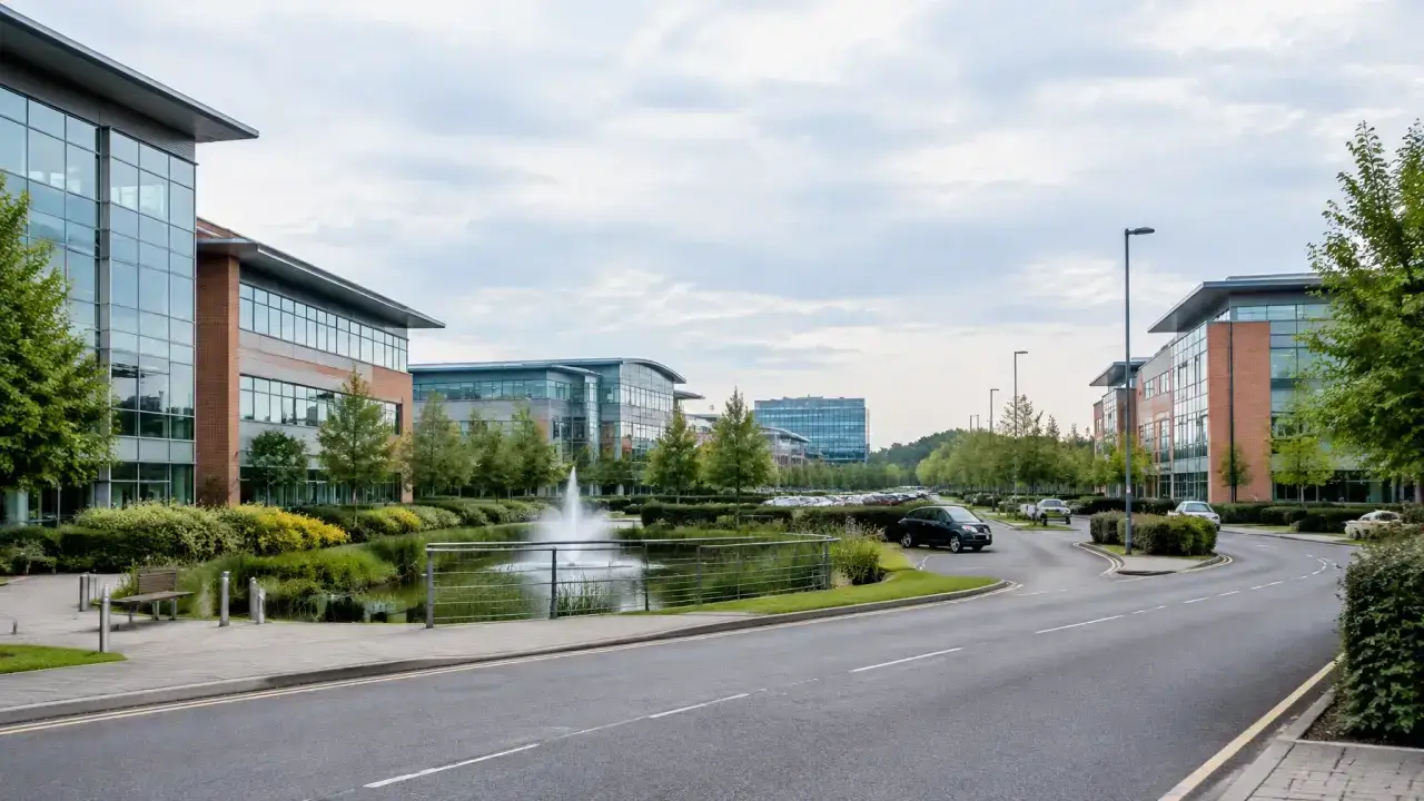 Slough Thames Valley business park — CQD commercial cleaning service area